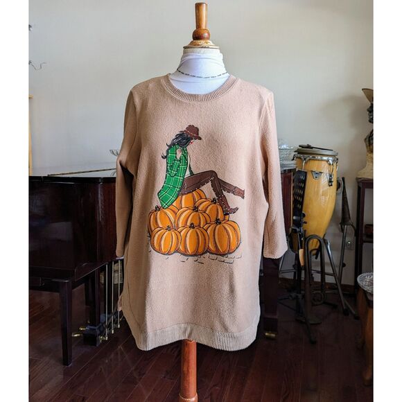 NWT   Kiss & Fly soft fleece pullover 3/4 sleeve top   SZ 1X - Picture 12 of 14